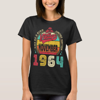 Camiseta Vintage 58º aniversário incrível desde novembro de