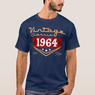 Camiseta Vintage 60th Birthday Decorations Vintage 1964 fam