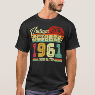 Camiseta Vintage 61ruas Awestível Desde outubro de 1961 1