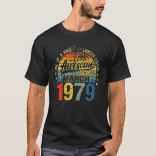 Camiseta Vintage 63 Anos Idade Março 1959 Decorações 63Rd B