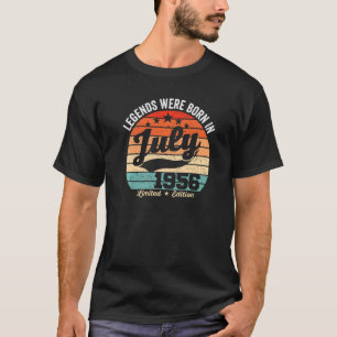 Camiseta Vintage 66th Birthday This Queen Was Born In July