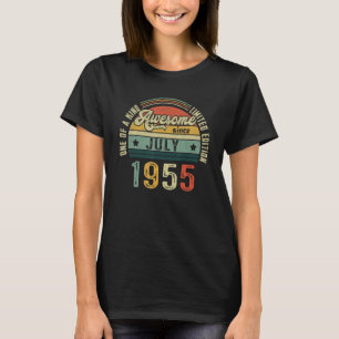 Camiseta Vintage 67. º Aniversário Espetacular Desde julho