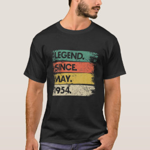 Camiseta Vintage, 67 Anos, 67.A Legenda De Aniversário Desd