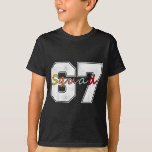 Camiseta Vintage 67 Números 6 7 Meme de Rot de Cérebro Engr