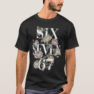 Camiseta Vintage 67 Seis Sete Meme Floral Boho Flor Silvest