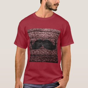 Camiseta Vintage #6 do leopardo do bigode