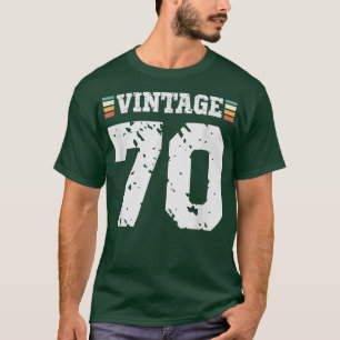 Camiseta Vintage, 70 anos, feliz 70, diversão de aniversári