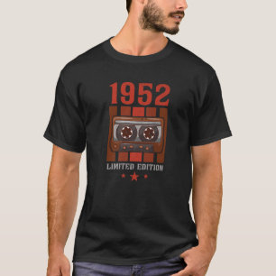 Camiseta Vintage 70 Birthday Tee Year 1952 Limited Edition