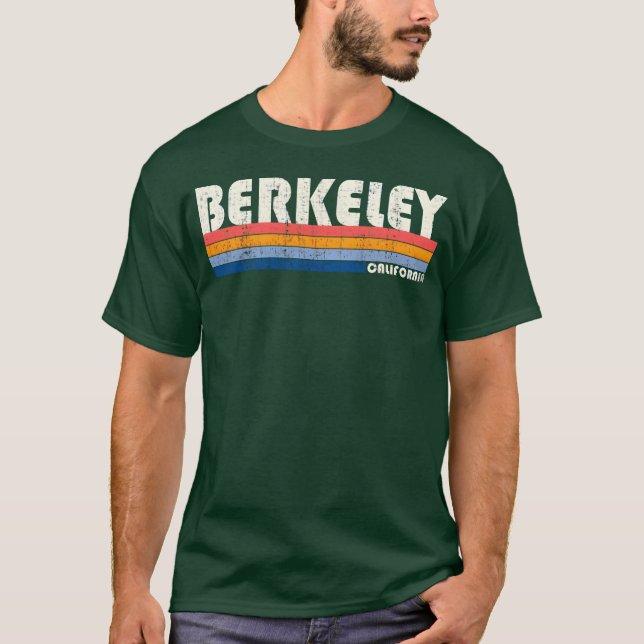 Camiseta Vintage 70S 80S Style Berkeley Ca funny (Frente)