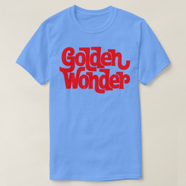 Camiseta Vintage 70s Ouro Wonder (Frente do Design)