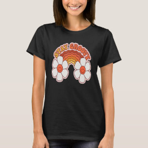 Camiseta Vintage 70s Vibes Peace Hippie Keep Groovy