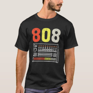 Camiseta Vintage 808 Máquina De Tambor Para Homens Tambor P