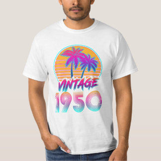 Camiseta Vintage 80s 1950 Aniversário