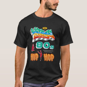 Camiseta Vintage 80s Hip Hop Retro Grafite B boy rua Dj