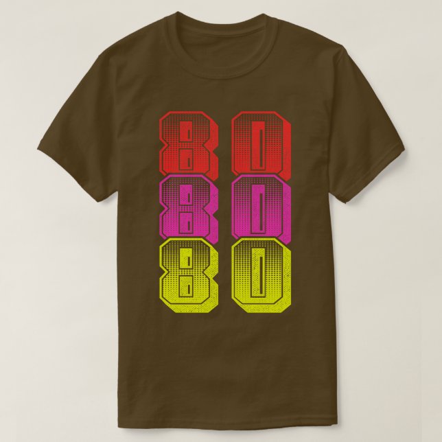 Camiseta Vintage 80s oitenta (Frente do Design)
