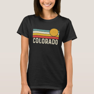 Camiseta Vintage 80s Sunset Summer Retro Style Colorado EUA
