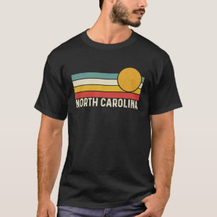 Camiseta Vintage 80s Sunset Summer Style North Caroli