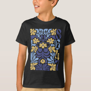 Camiseta Vintage 8647 Floral Sutil Anti Presidente 86 47 Bo