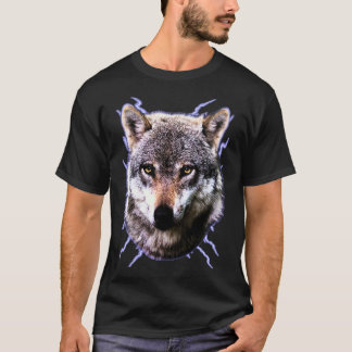 Camiseta Vintage 90 Lightning Wolf