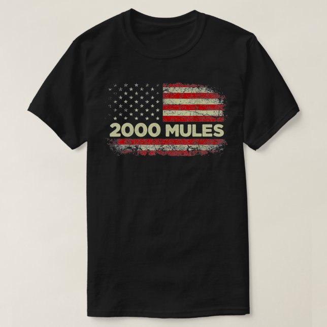 Camiseta Vintage A 2000 Mules (Frente do Design)