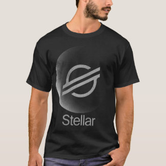Camiseta Vintage À Lua Estelar XLM Crypto Coin HODL