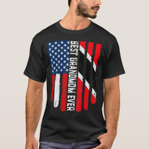 Camiseta Vintage A Melhor Avó De Trinidade Americana E T