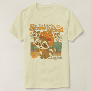 Camiseta Vintage A Vida de um Guaxinim de Show  , Showcat 