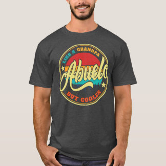 Camiseta Vintage Abuelo Como Vovô, Mas Cooler Abuelo