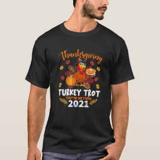 Camiseta Vintage Ação de Graças à Turquia Trot Strutch Noss