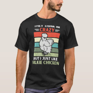 Camiseta Vintage Acham Que Sou Louco, Mas Eu Gosto De Silki