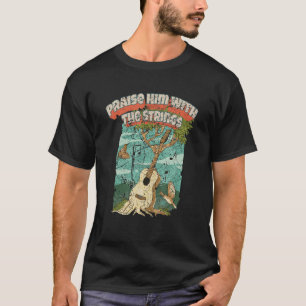 Camiseta Vintage Acoustic Guitar Graphic Design e Jesus G