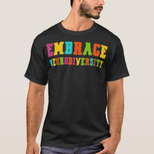 Camiseta Vintage ADHD Autismo ASD Embrace Neurodiversidade
