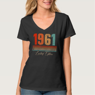 Camiseta Vintage Admirável Legenda 1961 61rua Aniversário