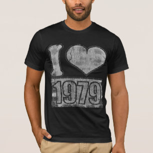 Camiseta Vintage, adoro T-Shirt 1979