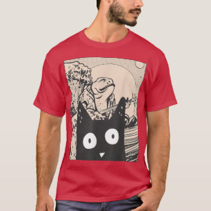 Camiseta Vintage Aestética Alt Cute Anime Kitten Neko Japão