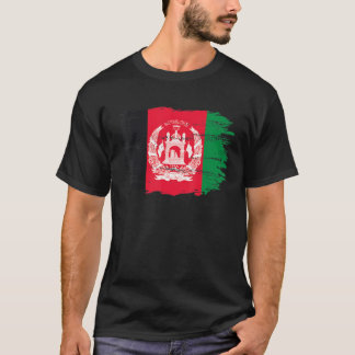 Camiseta Vintage Afeganistão - Bandeira Do Afeganistão