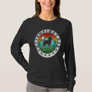 Camiseta Vintage Affenpinscher Retro Cachorro Pai