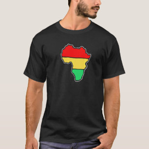 Camiseta Vintage Africa Spray Paint Style Art Black Orgulho