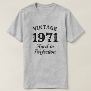 Camiseta Vintage Aged à perfeição 50º aniversário dos