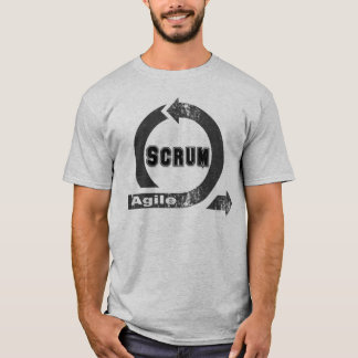 Camiseta Vintage ágil do scrum/estilo retro