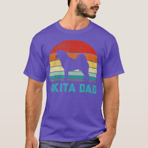 Camiseta Vintage Akita Dad - Dog Lover