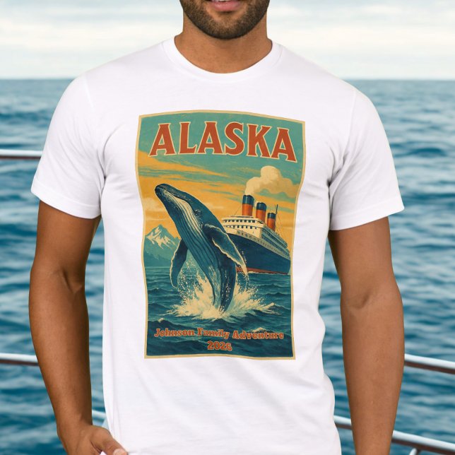 Camiseta Vintage Alaska Cruise Family (Alaska Family Reunion Tshirt)
