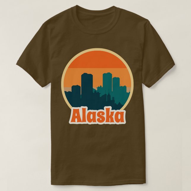 Camiseta Vintage Alaska TSirt (Frente do Design)