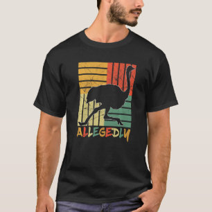 Camiseta Vintage Alegadamente Ostrich Retro Ostrich