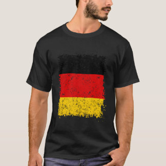 Camiseta Vintage Alemanha Flag Grunge