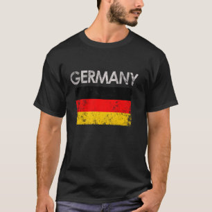 Camiseta Vintage Alemanha Orgulho de Bandeira alemão Gift L