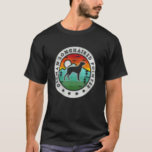 Camiseta Vintage alemão Ponteiro de Cabeça Longa Trô Cachor