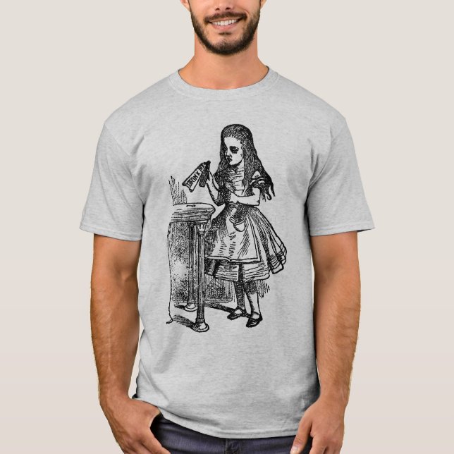 Camiseta Vintage Alice Me Beba (Frente)