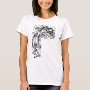 Camiseta Vintage Alice no País das Maravilhas, Gato Cheshi