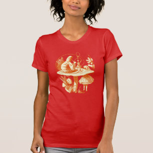 Camiseta Vintage Alice Stretch no País das Maravilhas